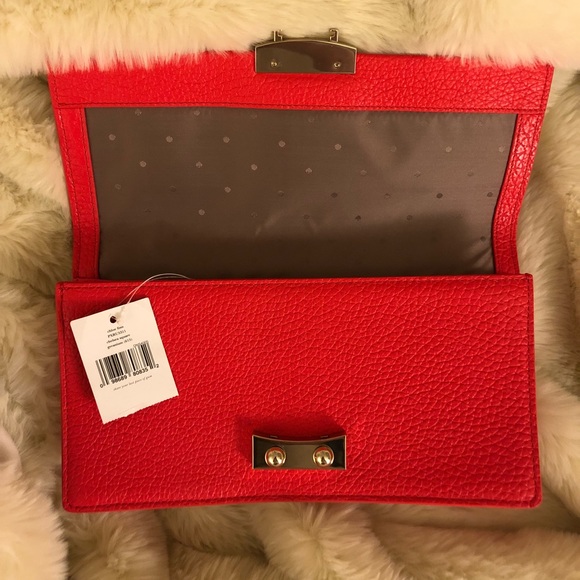 Kate Spade Red Clutch - Picture 5 of 5